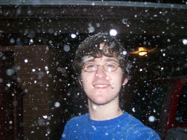 me in snow