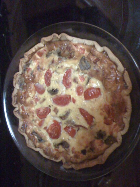 I made a quiche!